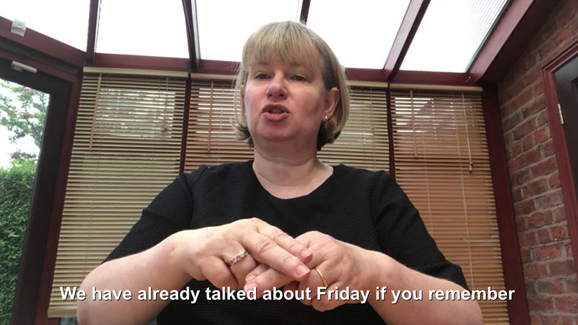 Signs Using Fingerspelling: Days of the week